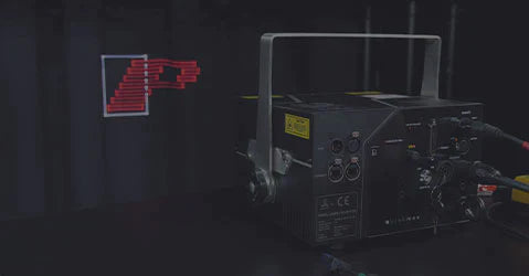 Backside of Kvant Clubmax FB4 laser projector