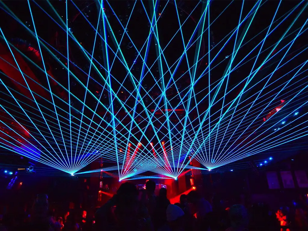 Lasers for clubs, discos, and bars