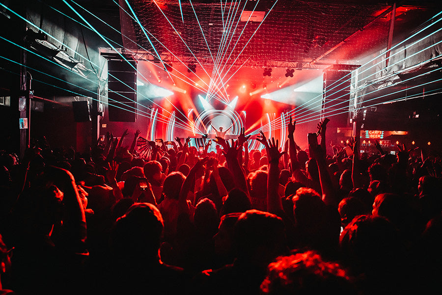 Lasers blast overhead as fans cheer for Peekaboo