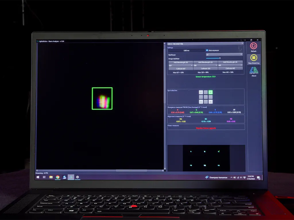 Beam Analyzer Measurement Device