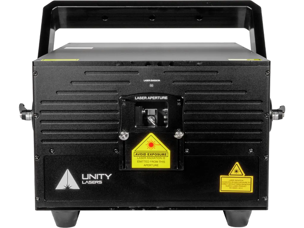 Unity Elite PRO FB4 IP65 laser projector facing front