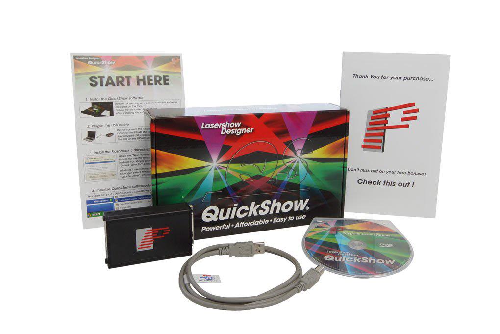 FB3QS Hardware with QuickShow software