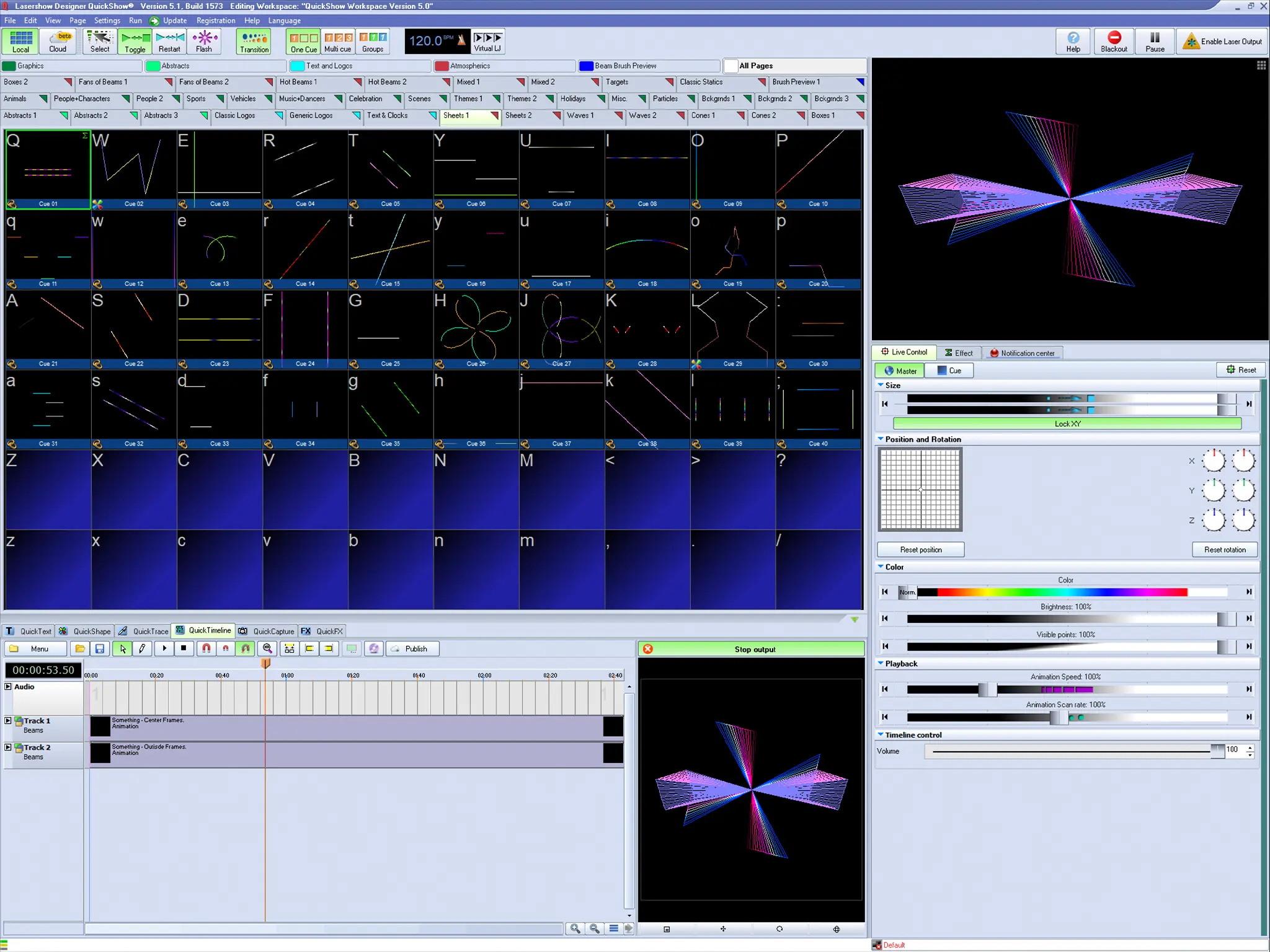 FB3QS Hardware with QuickShow software